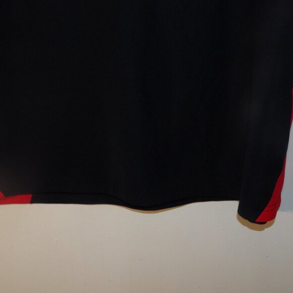 Under Armour Black/Red Polo Shirt Sz XL - Picture 3 of 5